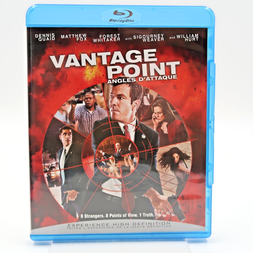 Vantage Point Blu-ray Dennis Quaid Matthew Fox Forest Whitaker Sigourney Weaver